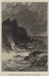 Castello di Tantallon, da Caledonia, illustrato